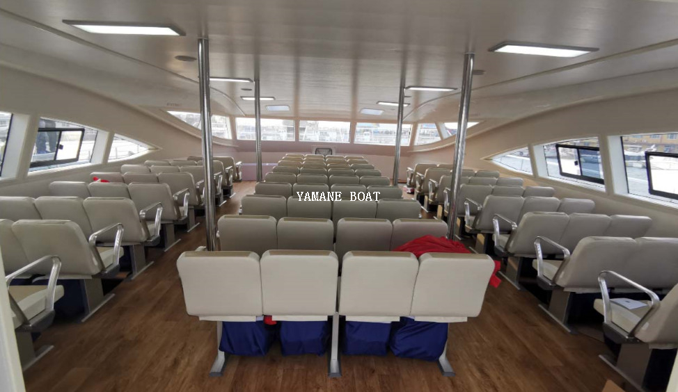 65ft luxury fiberglass catamaran passenger boat for ferry transport and party 