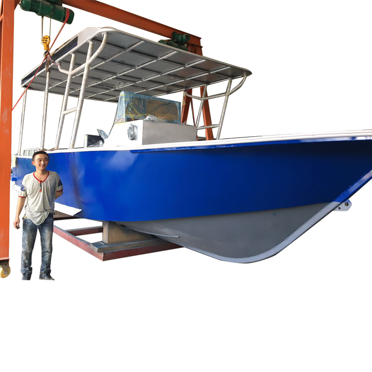 Center Console Polishing Offshore Aluminum Boat